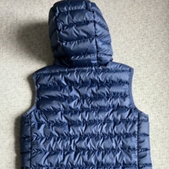 Lole Navy Down Vest with Hood, XS - Picture 3 of 8